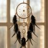 Fesnova 100 Pack Black Feathers, 8-15cm view 3
