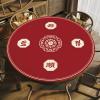KRXSOBNV Poker Mat, Non-Slip Noise-Reducing Large Game Mat with Rubber Backing for Mahjong, Poker, Card, Board and Tile Games (90 cm/35.43 in) view 2