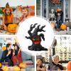 Halloween Tree Bark Faces Statue view 4