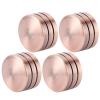 EIMSOAH Aluminum Alloy Engine Bolt Cover Set for XL883 and Big Twin 1340 Evo Models, 4-Piece, Bronze view 1