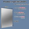 Stainless Steel Heat Shield Panel for Refrigerator Side and Stove, 110 x 80 cm view 2
