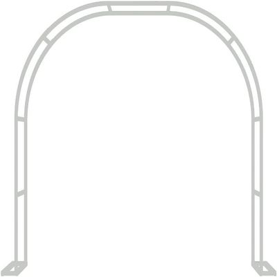 WJIANBIN Freestanding Metal Garden Arch, Adjustable Width 120–350 cm