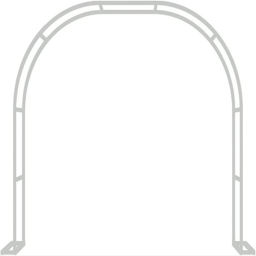 WJIANBIN Freestanding Metal Garden Arch, Adjustable Width 120–350 cm