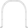 WJIANBIN Freestanding Metal Garden Arch, Adjustable Width 120–350 cm view 1