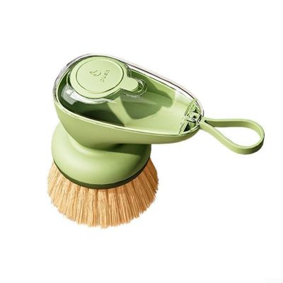 SiSinkal Kitchen Cleaning Brush with Soap Dispenser