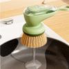 SiSinkal Kitchen Cleaning Brush with Soap Dispenser view 3