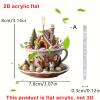 12 cm Flat Easter Egg Bunny House Decoration view 2