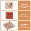 6-Piece Vintage Wood Stamp Set view 3