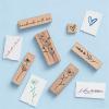 6-Piece Vintage Wood Stamp Set view 4