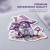 QLEUIFT 50 Pcs Purple Garden Sticker Set view 3