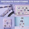 QLEUIFT 50 Pcs Purple Garden Sticker Set view 4