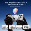 TELESIN Fun Shot Smartphone Grip + 4-in-1 RGB Selfie Light Creator Kit view 2
