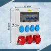 Eikuavons 32A IP65 Construction Power Distributor with RCD, 4 Schuko, CEE 16A and CEE 32A Outlets view 2