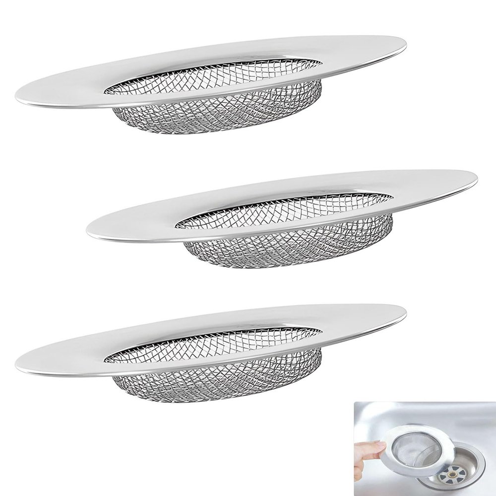 DAFNE 3-Piece Drain Strainer Set
