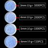 Flat Round Loose Sequins, White, 3 mm, 3,000 Pieces/10 g view 3
