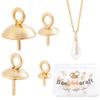 Beebeecraft 40 Pcs Cup Pearl Peg Bails view 1
