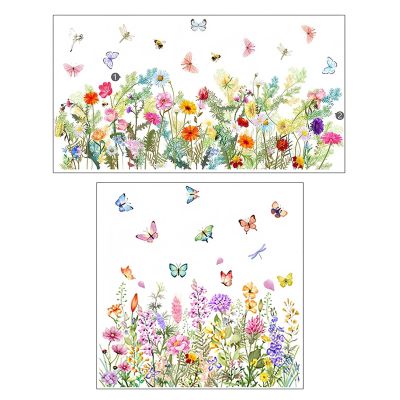 Removable Floral Window Stickers