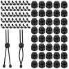 WJIAAA 40 Pack Black Cord Locks view 1