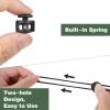 WJIAAA 40 Pack Black Cord Locks view 2