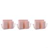 Minflora Wall-Mounted Storage Box with Hooks, Charger Stand and Organizer for TV, AC Remotes (Pink) view 1