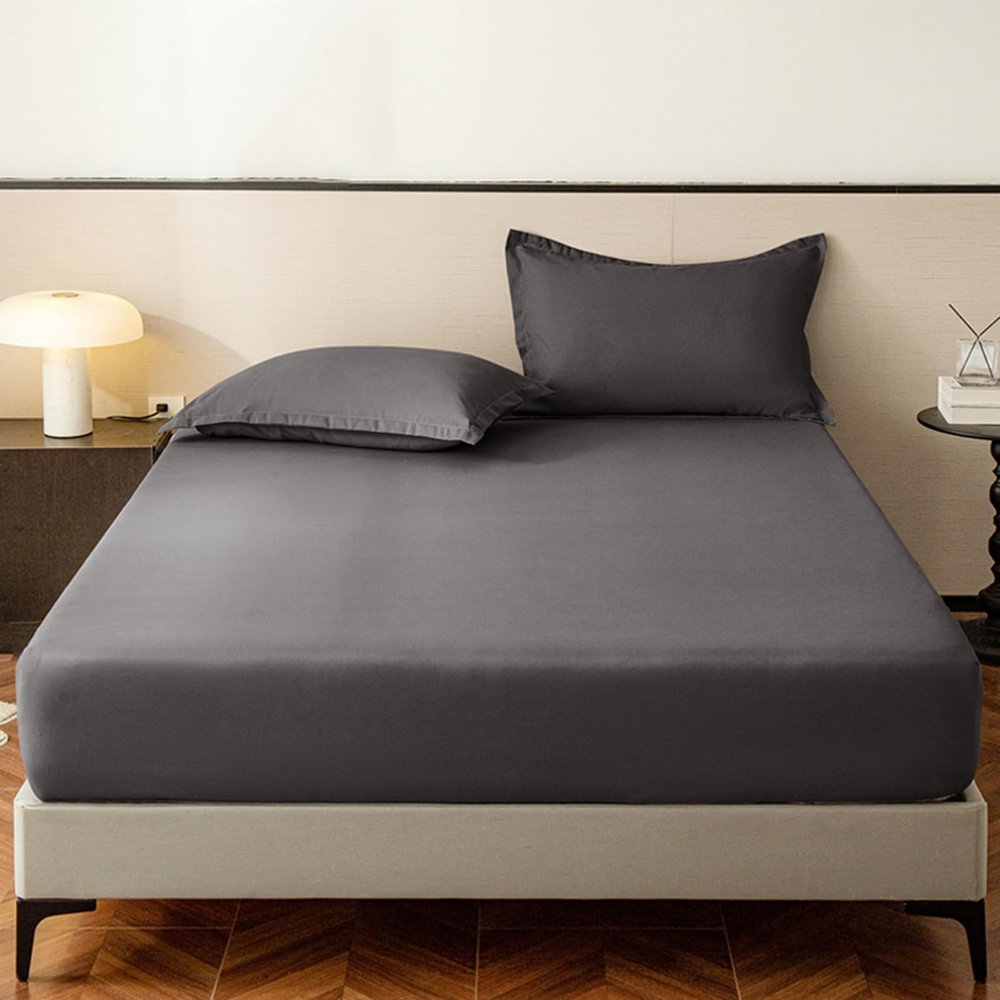 Soft Fitted Sheet for Twin, Queen, King Beds