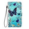 EuoDuo Flip Case for Honor X8A 4G, PU Leather Wallet Case with Card Slots, Green Butterfly Pattern view 1