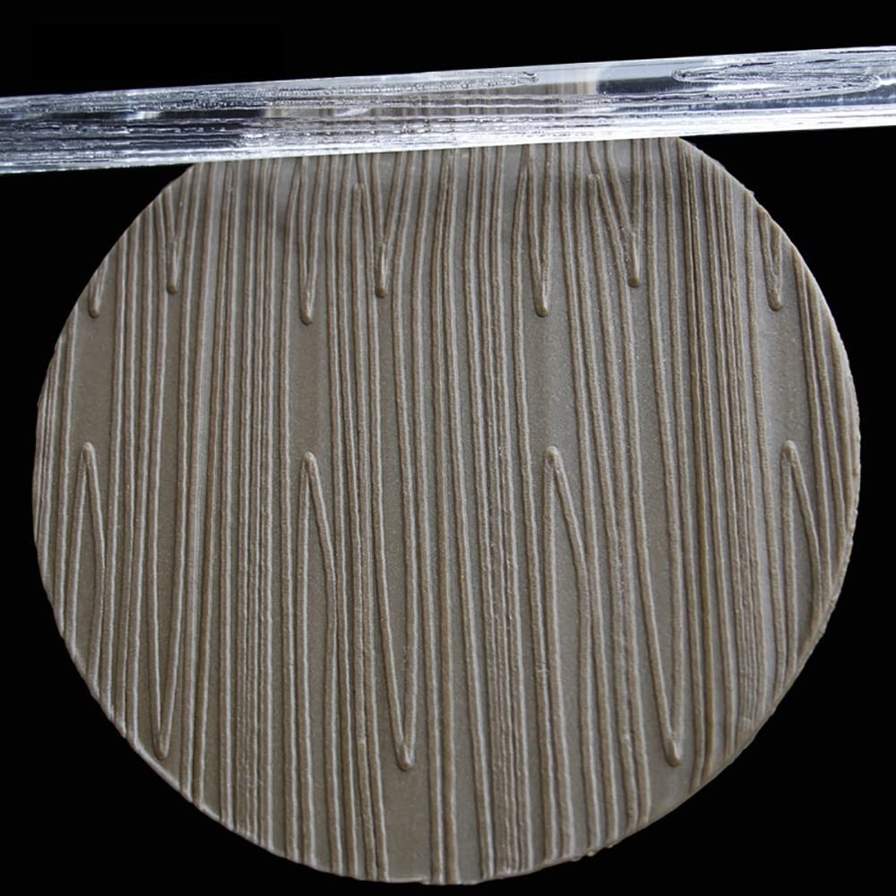 Tnfeeon Acrylic Rolling Pin with 28 Patterns