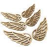 SHYYOULQE 10 Unfinished Wooden Wing Shapes view 3