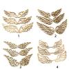 SHYYOULQE 10 Unfinished Wooden Wing Shapes view 4