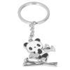 Metal Ski Keychain view 3