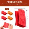 2 Pairs Silicone Pot Handle Covers view 2