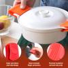 2 Pairs Silicone Pot Handle Covers view 3