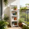 Eminchu 4-Tier Hanging Closet Organizer, Foldable Storage Basket view 3