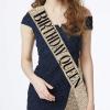 Cryfokt Happy Birthday Sash and Crown Set, Lightweight Tiara, Gold view 3