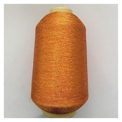 Chunky Knit Chenille Yarn, 520 g, Bright Golden Silk-Metallic Yarn (12)