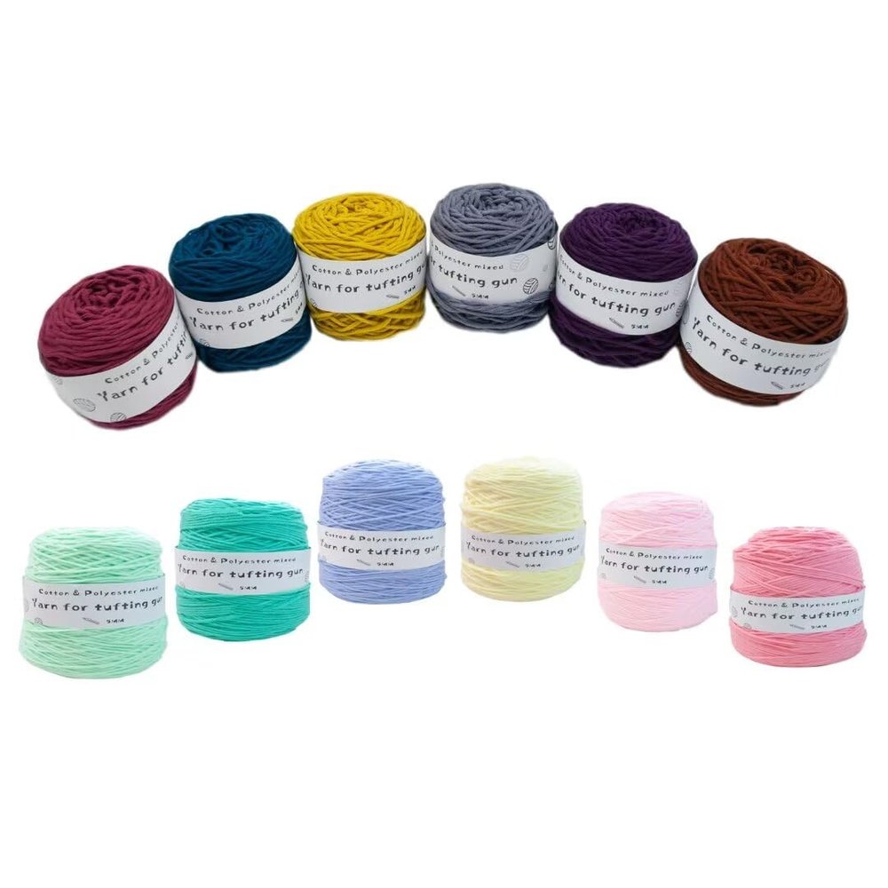 Chunky Chenille Yarn, 100 g, 100 m, 5 mm, 8 Strands, 48 Colors