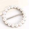 Generic Scarf Buckle - 4X T-Shirt Tie Clips with Pearls view 4