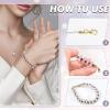 TOAOB 220 pcs 4mm Crystal Beads AB Colors Faceted Beads for Bracelets view 4