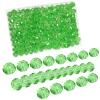 TOAOB 220 pcs 8mm Green Crystal Beads view 1