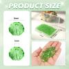 TOAOB 220 pcs 8mm Green Crystal Beads view 2