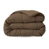 Zelesta Comfort Uni 2-in-1 Four-Season Duvet, No Cover Needed, Temperature-Regulating, Washable at 40°C, Breathable, Mite-Proof, Microfiber, Mocha, 160 x 220 cm view 4