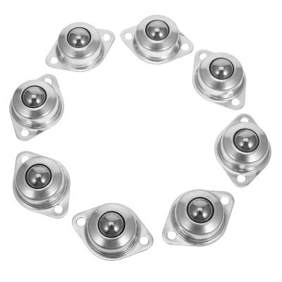 Metal Ball Casters, 8-Piece Set, Carbon Steel