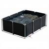 uofgcru Canvas Fish Pond, High-Frame Above-Ground Pool for Koi Breeding, Black - 110.9 m view 1