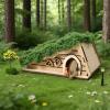 Wooden Craft House Kit with Triangular Pieces view 3