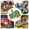 Wooden Craft House Kit with Triangular Pieces view 4