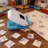 ZYKEJJDDAK Artistic Stamp Press Tool with 24 Flower Papers for Scrapbooks and Photo Albums, Travel Souvenir Craft Kit view 2