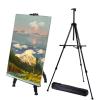 Portable Adjustable Metal Sketch Easel with Shelf and Carrying Bag view 3