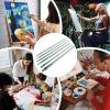 Watercolor Brush Set, Synthetic Nylon Bristles | 6-Piece Multi-Purpose Painting Set view 4