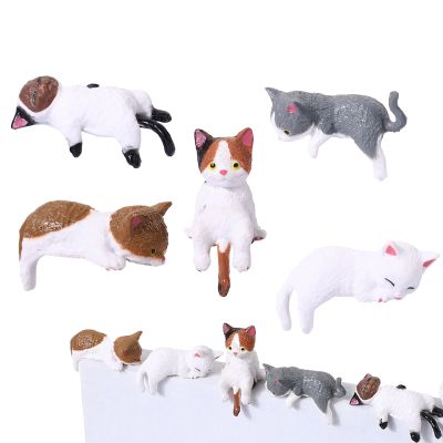 Liakyunf Cat Figurines for Car & Home - 5-Piece Resin Set