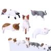 Liakyunf Cat Figurines for Car & Home - 5-Piece Resin Set view 1